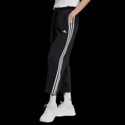 Essentials 3-Stripes Open Hem Fleece Joggers, joggingbyxor, dam - Fritidsbyxor - Essentials 3-Stripes Open Hem Fleece Joggers, joggingbyxor, dam