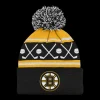 Faceoff Cuff Knit Beanie with pom Bruins - 24/25, supportermössa, unisex, barn - NHL-Produkter - Faceoff Cuff Knit Beanie with pom Bruins - 24/25, supportermössa, unisex, barn