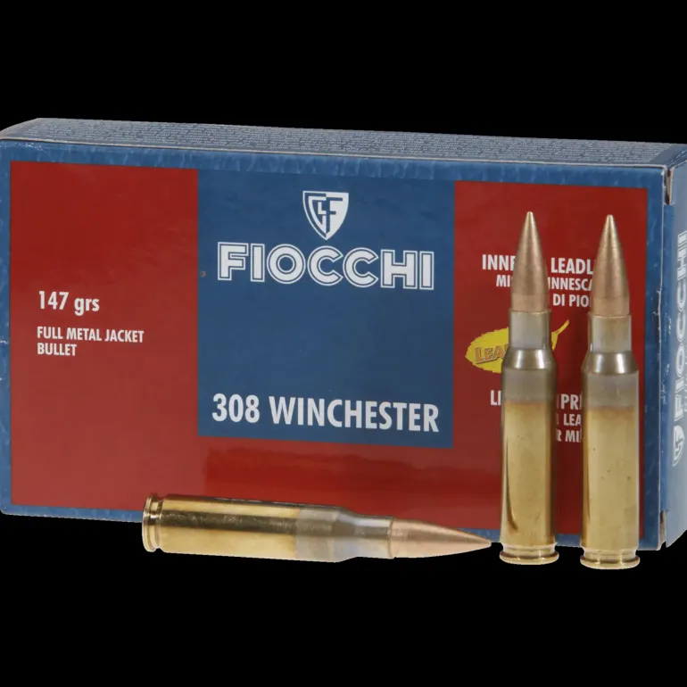 Fiocchi 308 Win 147 FMJ Helmantel, ammunition - Kula - Fiocchi 308 Win 147 FMJ Helmantel, ammunition