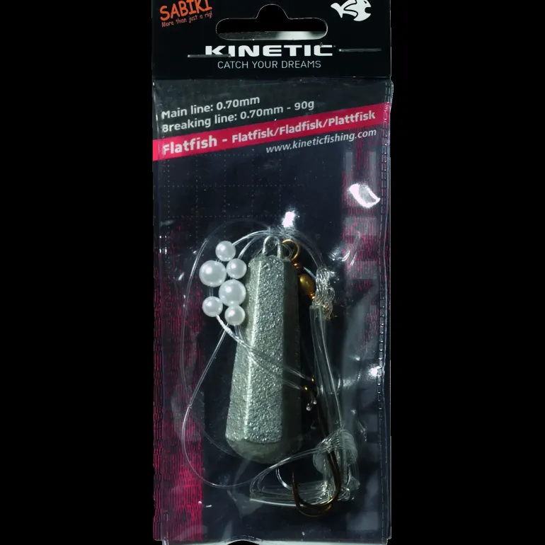 Flatfish 90 g, tackel - Lekande & Fjäderringar - Flatfish 90 g, tackel