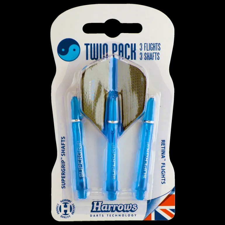 Flights & Shafts Twin Pack, tillbehör till dartpilar - Dart - Flights & Shafts Twin Pack, tillbehör till dartpilar