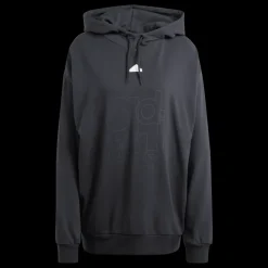 French Terry Print Hoodie, dam - Fritidströjor - French Terry Print Hoodie, dam