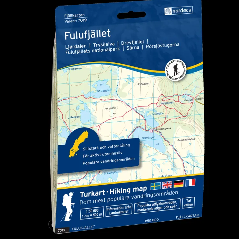 Fulufjället 1:50 000, fjällkarta Sverige - Kartor - Fulufjället 1:50 000, fjällkarta Sverige