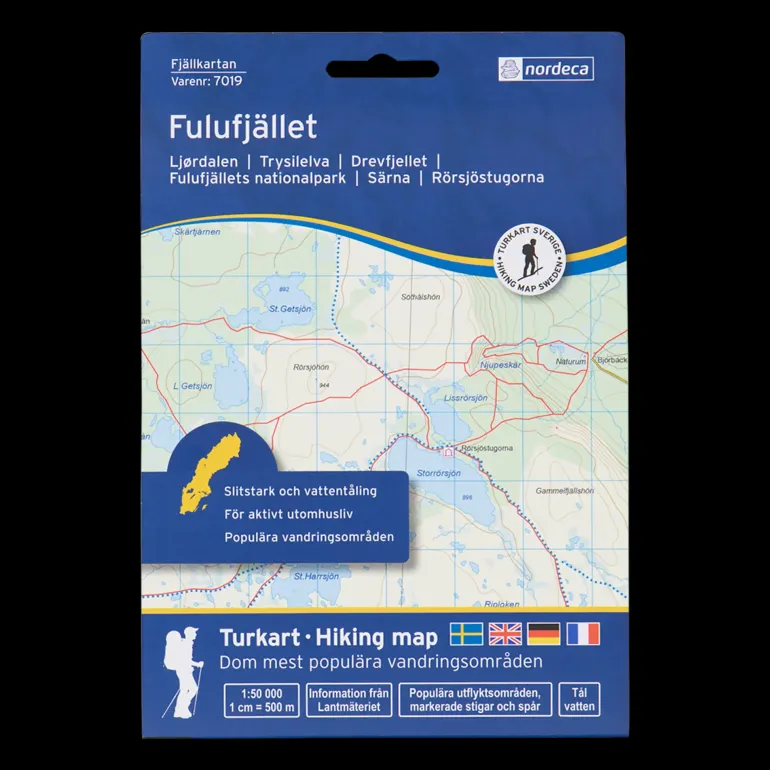 Fulufjället 1:50 000, fjällkarta Sverige - Kartor - Fulufjället 1:50 000, fjällkarta Sverige