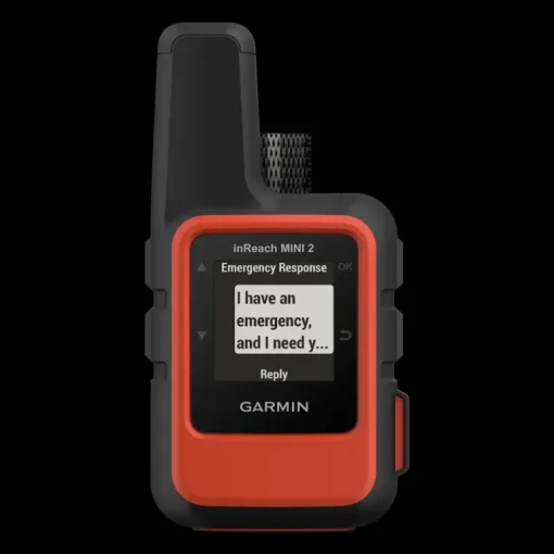 Garmin inReach Mini 2,Flame Red, GPS med satellitkommunikation - Handhållen Gps - Garmin inReach Mini 2,Flame Red, GPS med satellitkommunikation