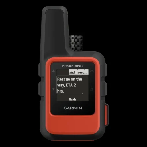 Garmin inReach Mini 2,Flame Red, GPS med satellitkommunikation - Handhållen Gps - Garmin inReach Mini 2,Flame Red, GPS med satellitkommunikation