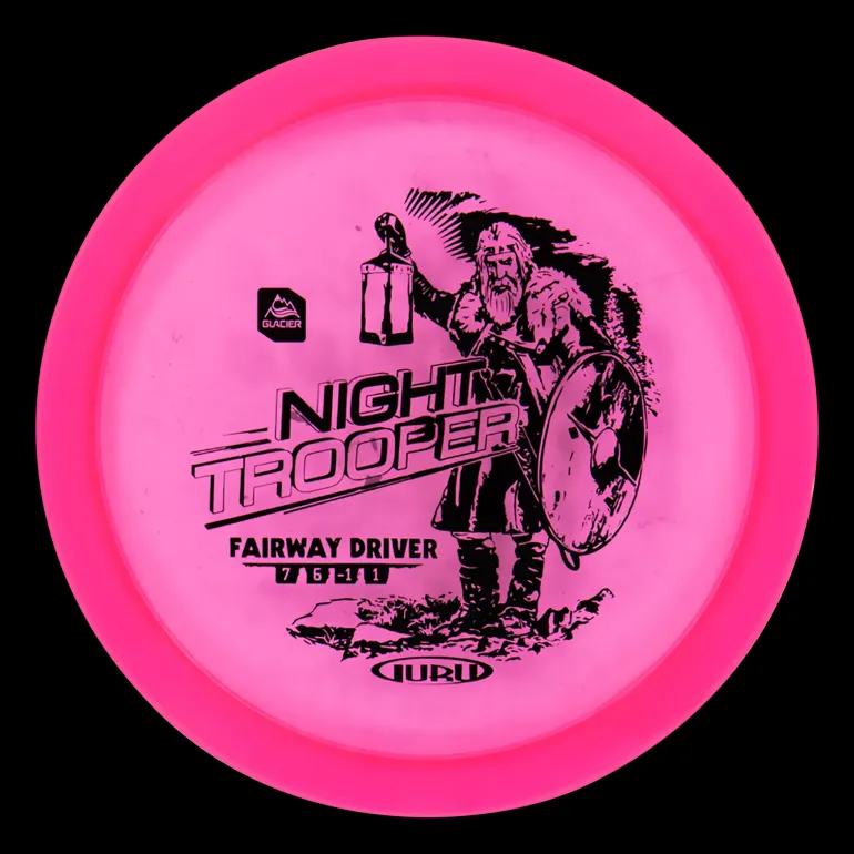Glacier Line Driver Night Trooper, 170-175g, driver frisbeegolf - Discgolf - Glacier Line Driver Night Trooper, 170-175g, driver frisbeegolf