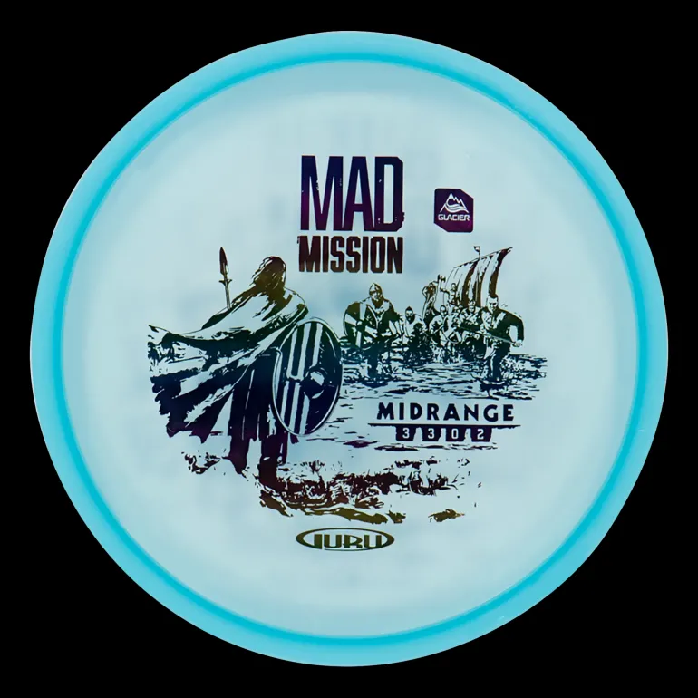 Glacier Line Midrange Mad Mission, 170-175g , midrange frisbeegolf - Discgolf - Glacier Line Midrange Mad Mission, 170-175g , midrange frisbeegolf