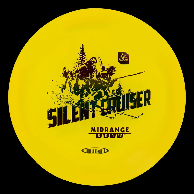 Glacier Line Midrange Silent Cruiser, 170-175g, midrange frisbee golf - Discgolf - Glacier Line Midrange Silent Cruiser, 170-175g, midrange frisbee golf