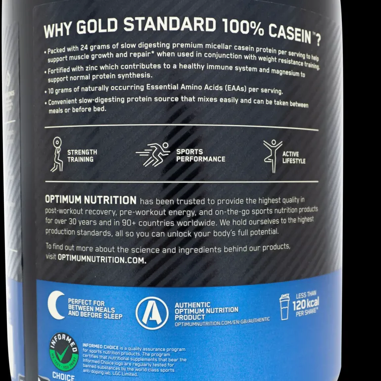 100 % Gold Standard Casein 908 g, proteinpulver - Proteiner - 100 % Gold Standard Casein 908 g, proteinpulver