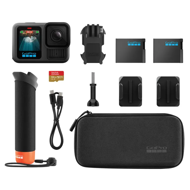 GoPro HERO13 Black Accessory Bundle, GoPro HERO13 Black tillbehörspaket - Kamera - GoPro HERO13 Black Accessory Bundle, GoPro HERO13 Black tillbehörspaket