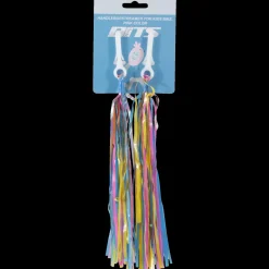 Handlebarstreamer for kidsbike, glittertofsar - Barnens Cykeltillbehör - Handlebarstreamer for kidsbike, glittertofsar