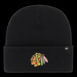 Haymaker 47 Cuff Knit Beanie Blackhawks - 24/25, supportermössa, unisex - NHL-Produkter - Haymaker 47 Cuff Knit Beanie Blackhawks - 24/25, supportermössa, unisex