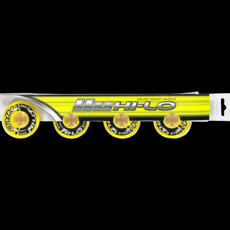 Hi-lo S19 Street 4pk 82a-23/24, inlineshjul 4-pack - Streethockey - Hi-lo S19 Street 4pk 82a-23/24, inlineshjul 4-pack