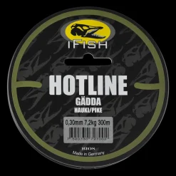 Hot Line, Gädda 200m 0,35mm - Fiskelina- & Tafs - Hot Line, Gädda 200m 0,35mm