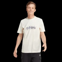 Illustrated Linear Graphic T-Shirt, t-shirt, herr - Fritids-T-Shirt - Illustrated Linear Graphic T-Shirt, t-shirt, herr