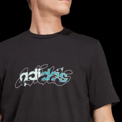 Illustrated Linear Graphic T-Shirt, t-shirt, herr - Fritids-T-Shirt - Illustrated Linear Graphic T-Shirt, t-shirt, herr