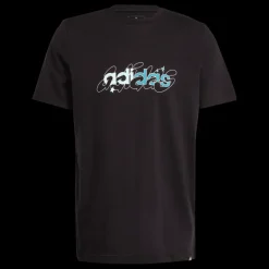 Illustrated Linear Graphic T-Shirt, t-shirt, herr - Fritids-T-Shirt - Illustrated Linear Graphic T-Shirt, t-shirt, herr