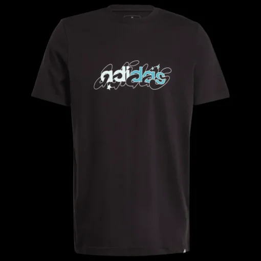 Illustrated Linear Graphic T-Shirt, t-shirt, herr - Fritids-T-Shirt - Illustrated Linear Graphic T-Shirt, t-shirt, herr