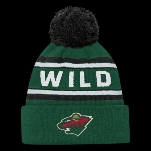 Jacquared Cuffed Knit Pom, mössa, junior - NHL-Produkter - Jacquared Cuffed Knit Pom, mössa, junior