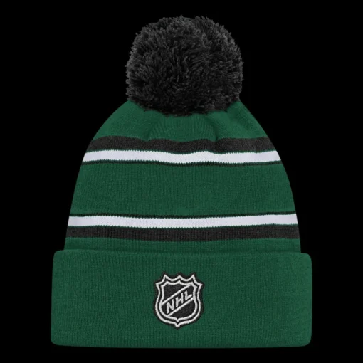 Jacquared Cuffed Knit Pom, mössa, junior - NHL-Produkter - Jacquared Cuffed Knit Pom, mössa, junior