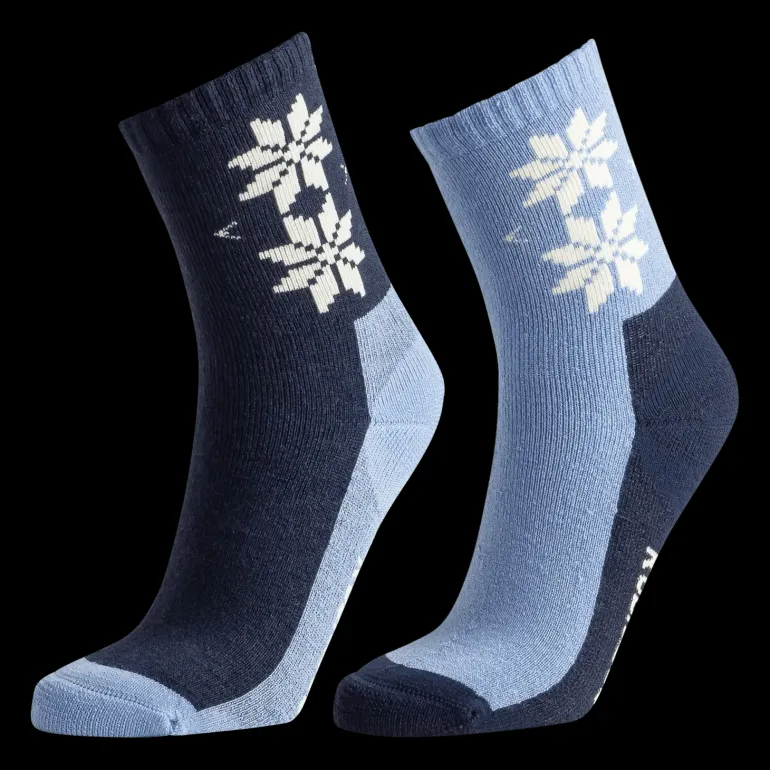 KT Wool Sock 2 PK, strumpor, junior - Bomullsstrumpor - KT Wool Sock 2 PK, strumpor, junior