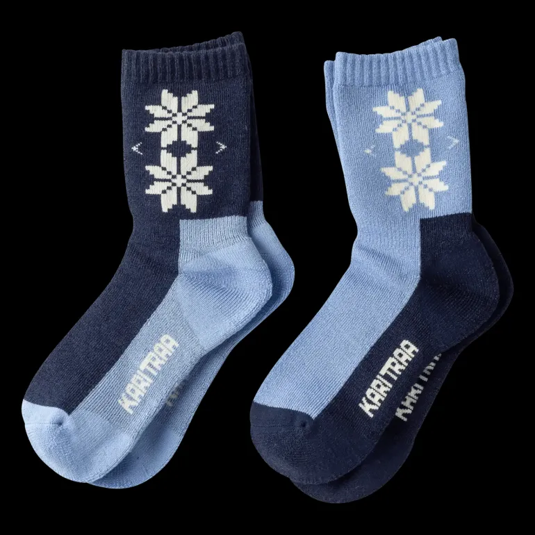 KT Wool Sock 2 PK, strumpor, junior - Bomullsstrumpor - KT Wool Sock 2 PK, strumpor, junior