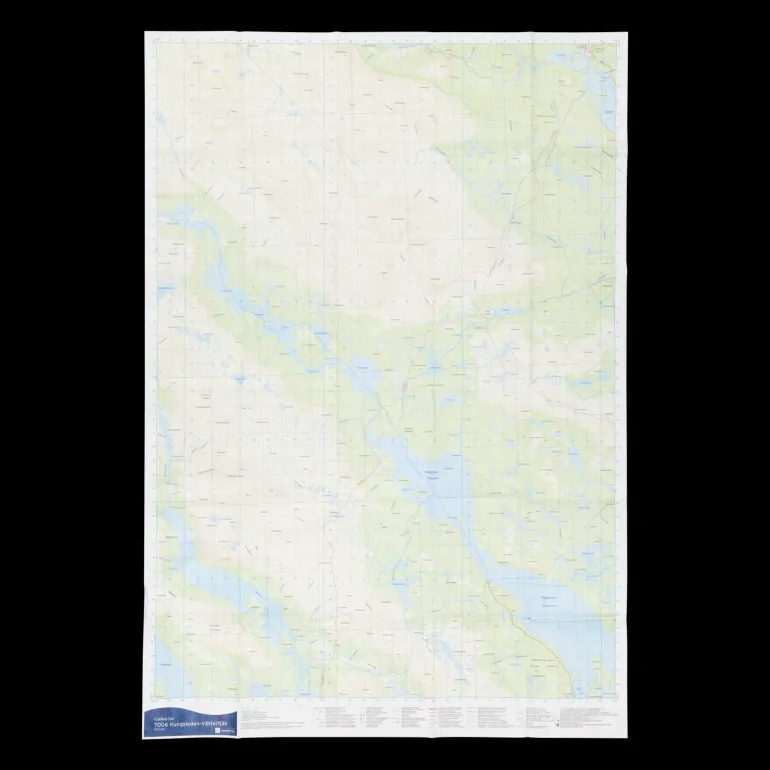 Kungsleden-Västerfjäll 1:50 000, fjellkart Sverige - Kartor - Kungsleden-Västerfjäll 1:50 000, fjellkart Sverige