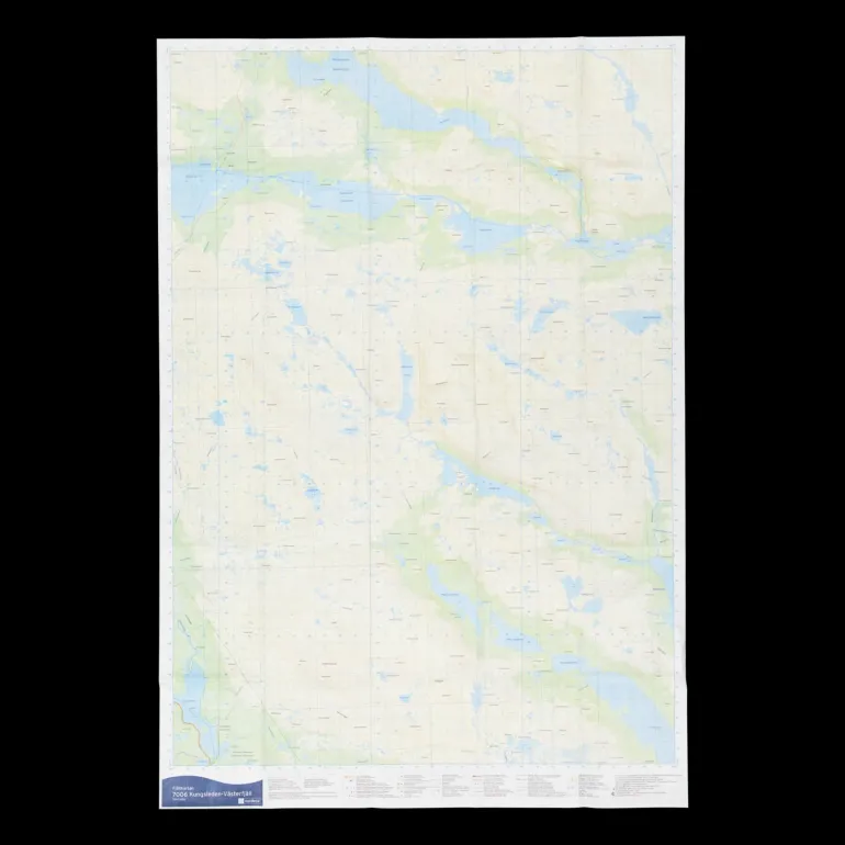 Kungsleden-Västerfjäll 1:50 000, fjellkart Sverige - Kartor - Kungsleden-Västerfjäll 1:50 000, fjellkart Sverige