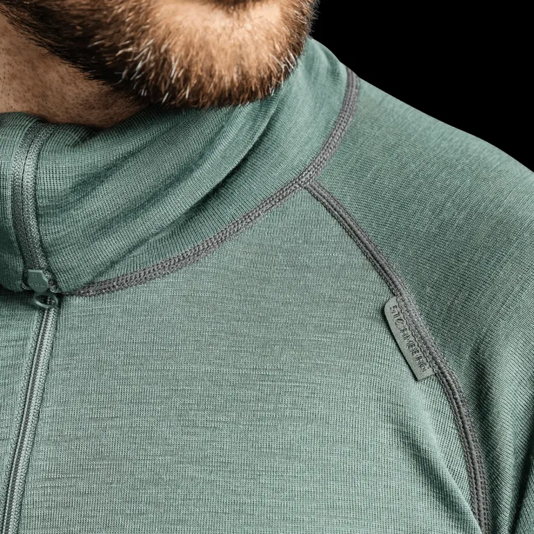 Laajias Merino Wool Polo Zip, ulltröja, herr - Överdelar Ull Herr - Laajias Merino Wool Polo Zip, ulltröja, herr