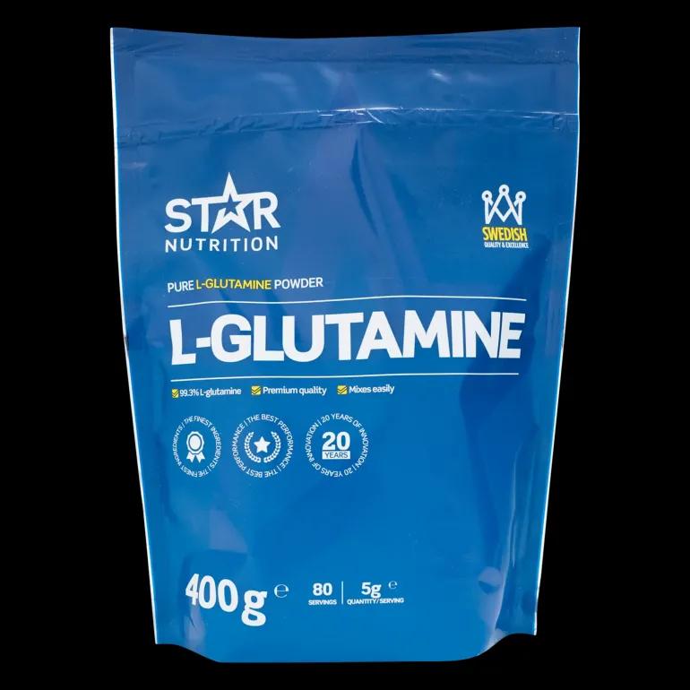 L-glutamine, 400 G, L-glutaminpulver - Hälsokost - L-glutamine, 400 G, L-glutaminpulver