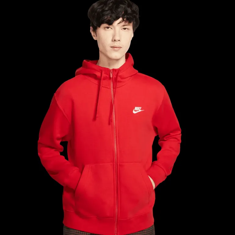 M Nsw Club Hoodie Fz Bb University - Hoodtröjor - M Nsw Club Hoodie Fz Bb University