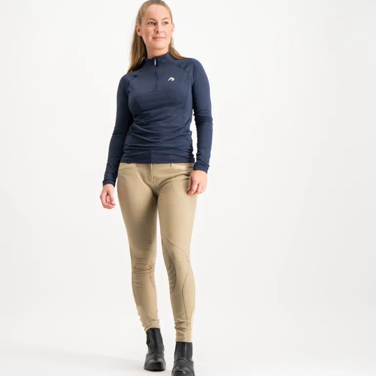 Malou Long Sleeve Tech Top, t-shirt dam - Ridkläder - Malou Long Sleeve Tech Top, t-shirt dam