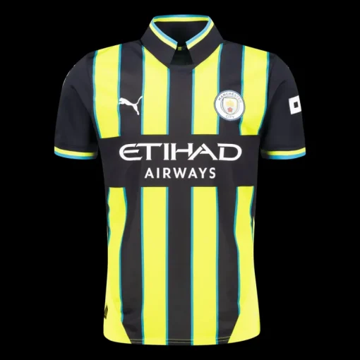 Manchester City Away Jersey Replica 24/25, fotbollsdräkt, unisex - Premier League - Manchester City Away Jersey Replica 24/25, fotbollsdräkt, unisex