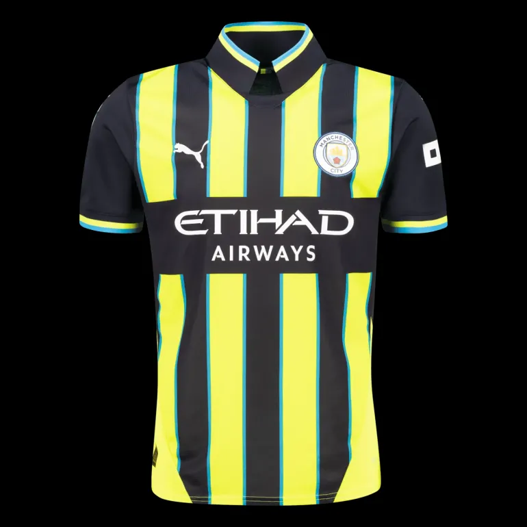 Manchester City Away Jersey Replica 24/25, fotbollsdräkt, unisex - Premier League - Manchester City Away Jersey Replica 24/25, fotbollsdräkt, unisex