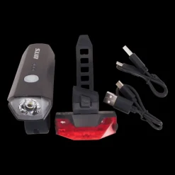 Maxi LED 550 light set USB, fram- och baklykta - Cykellampor - Maxi LED 550 light set USB, fram- och baklykta