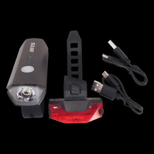 Maxi LED 550 light set USB, fram- och baklykta - Cykellampor - Maxi LED 550 light set USB, fram- och baklykta