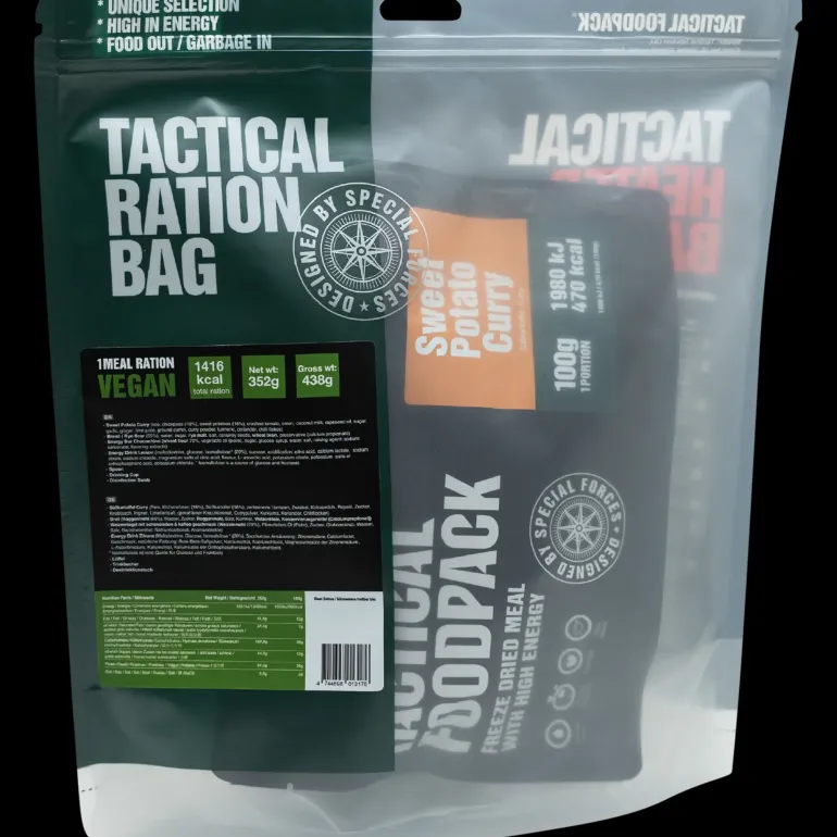 1 Meal Ration Vegan, turmat - Frystorkad Mat - 1 Meal Ration Vegan, turmat