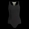 Mesh Panels Swimsuit Power Back, baddräkt, dam - Baddräkter - Mesh Panels Swimsuit Power Back, baddräkt, dam