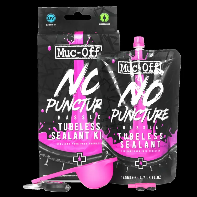 Muc-off No puncture tubless sealent kit - Tillbehör till hjul, däck & slang - Muc-off No puncture tubless sealent kit