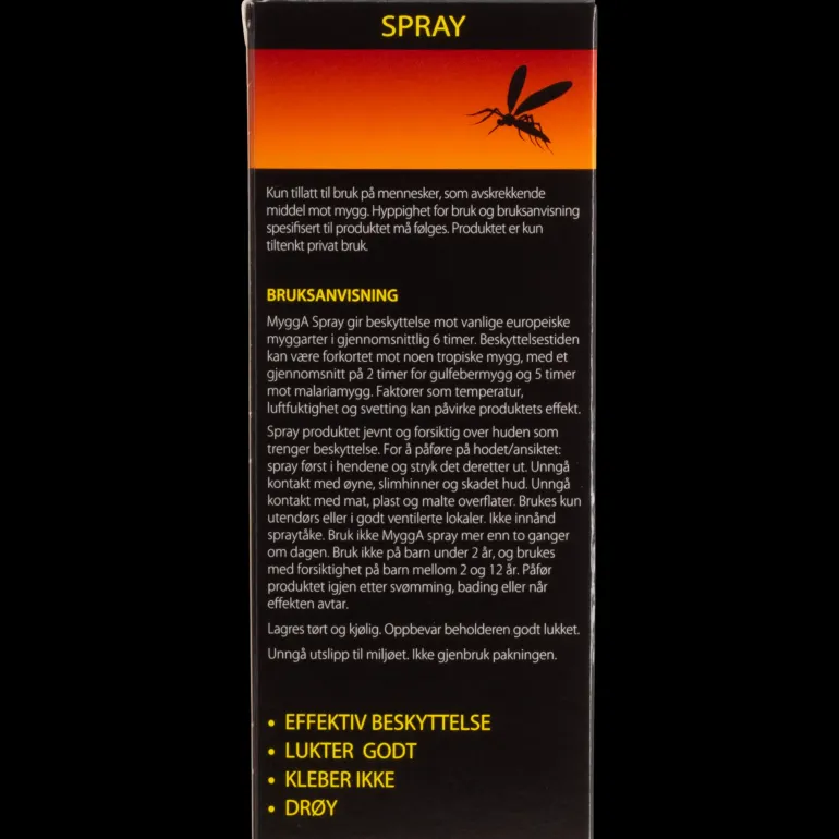 Mygga Spray 9,5 % DEET - Myggfritt - Mygga Spray 9,5 % DEET