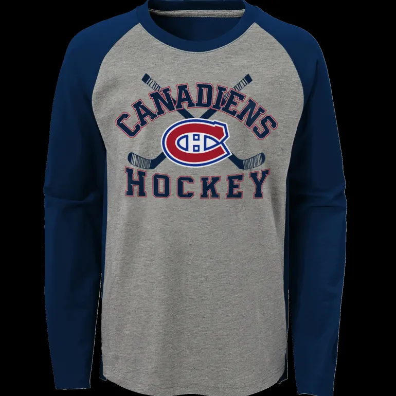 NHL Intent LS Raglan Tee 19 JR - NHL-Produkter - NHL Intent LS Raglan Tee 19 JR