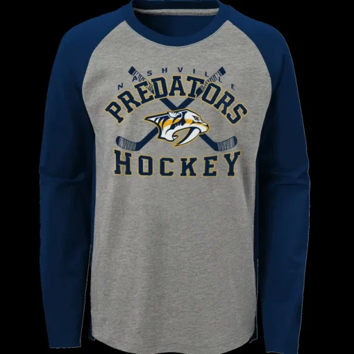 NHL Intent LS Raglan Tee 19 JR - NHL-Produkter - NHL Intent LS Raglan Tee 19 JR
