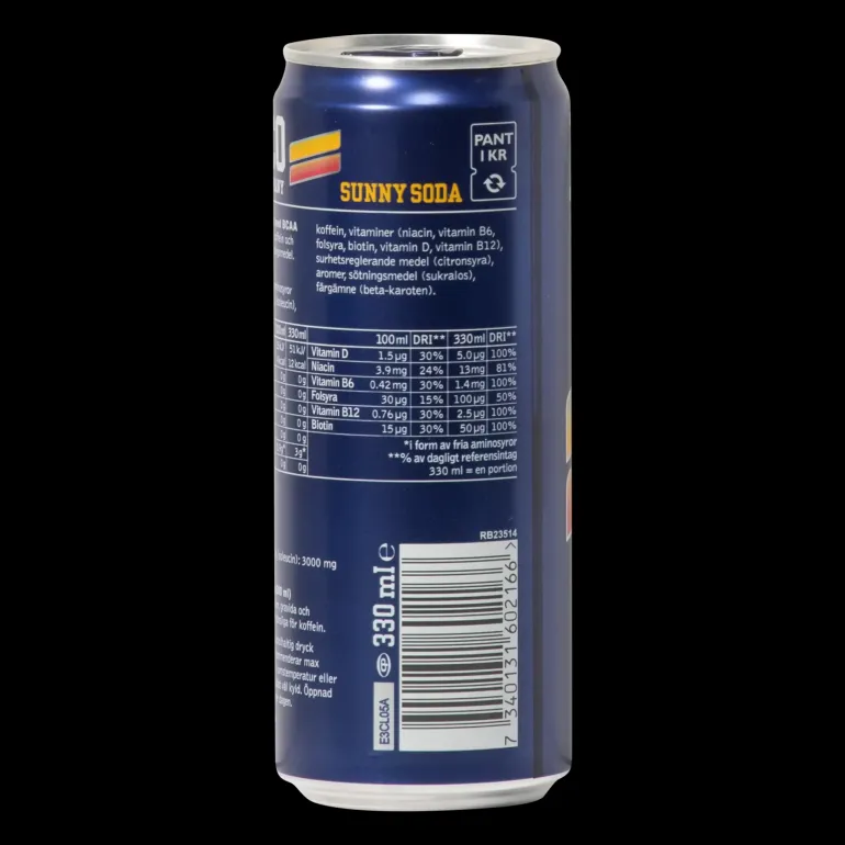 Nocco Bcaa Sunny Soda - Energidryck - Nocco Bcaa Sunny Soda