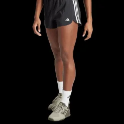 Pacer Training 3-Stripes Woven High-Rise Shorts, träningsshorts, dam - Träningsshorts - Pacer Training 3-Stripes Woven High-Rise Shorts, träningsshorts, dam