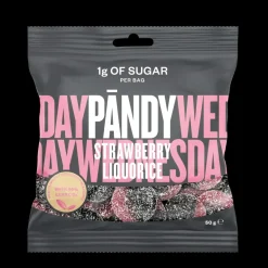 Pandy Candy 50 g  (Strawberry/liquorice), gummigodis - Hälsokost - Pandy Candy 50 g  (Strawberry/liquorice), gummigodis