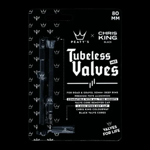 Peaty's x Chris King Valves 80 mm (par), cykelventil - Tillbehör till hjul, däck & slang - Peaty's x Chris King Valves 80 mm (par), cykelventil