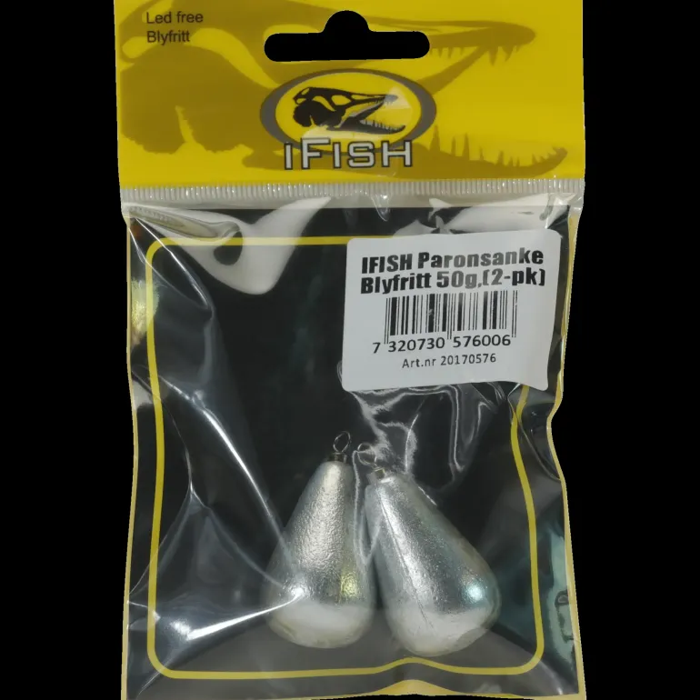 Päronsänke Blyfritt 50g, (2-pk) - Diverse Fiskeutrustning - Päronsänke Blyfritt 50g, (2-pk)