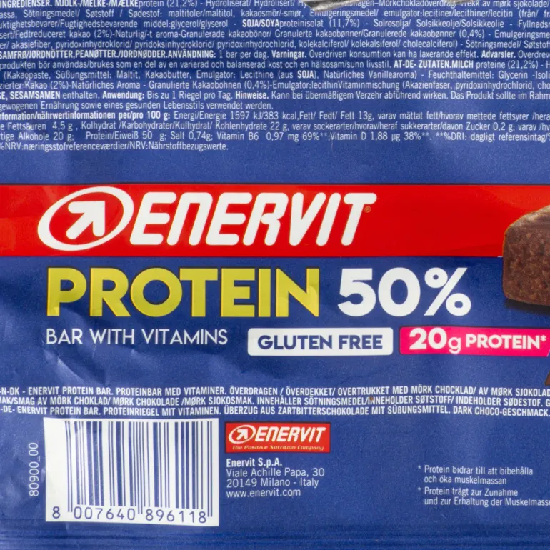Protein 50% Dark Choco, proteinbar - Proteinbars - Protein 50% Dark Choco, proteinbar
