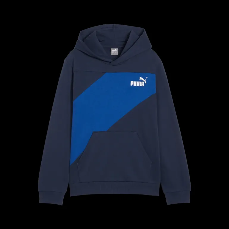 Puma Power Colorblock Hoodie TR B, hoodie junior - Fritidströjor - Puma Power Colorblock Hoodie TR B, hoodie junior